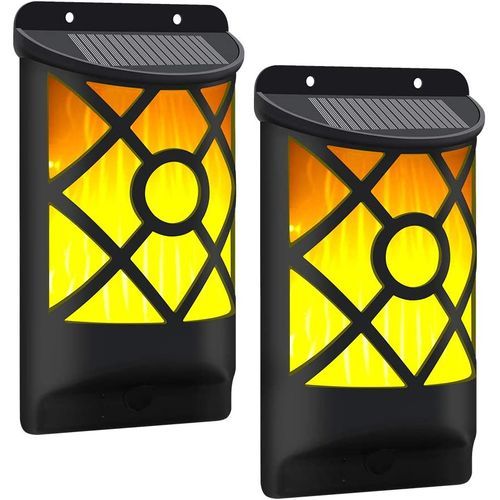 Fire Effects Solar Lights With Motion Sensor