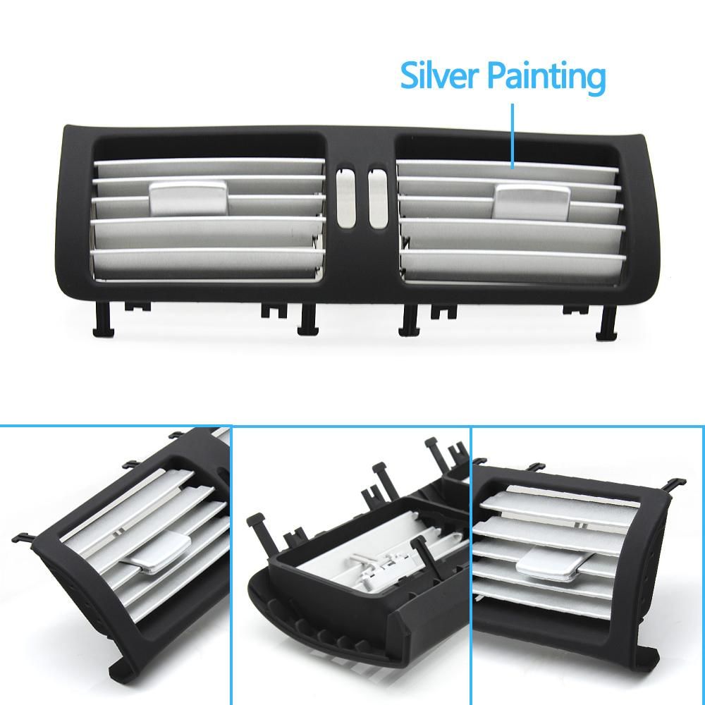 Front Rear Fresh Air Conditioner Chromed AC Vent Outlet Grille Cover For Mercedes Benz W251 2009-2018 R300 R320 R350 R400 R500
