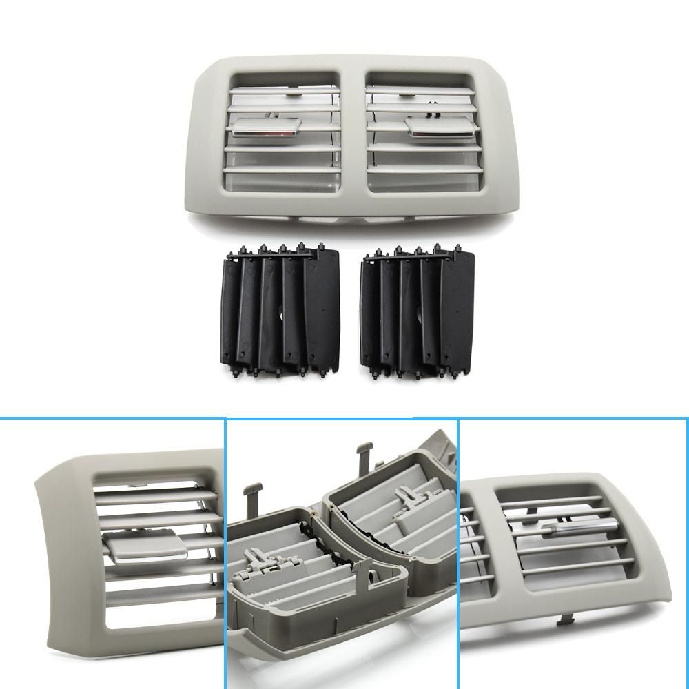 Front Rear Fresh Air Conditioner Chromed AC Vent Outlet Grille Cover For Mercedes Benz W251 2009-2018 R300 R320 R350 R400 R500