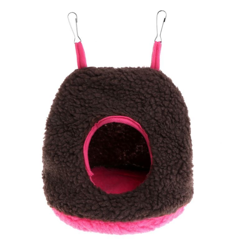 Soft Fleece Bird Parrots Nest Hammock Warm Winter Hanging