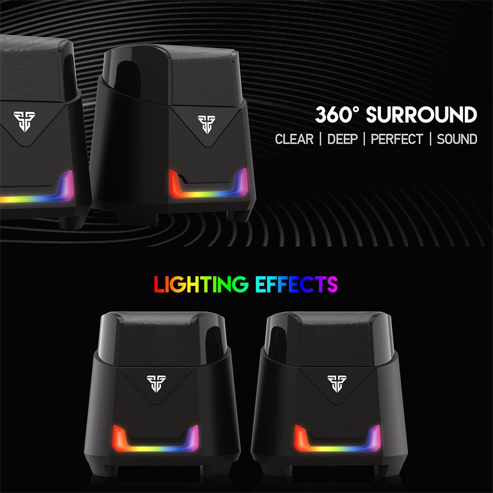 GS205 Gaming Speakers USB And 3.5MM Plug Mini Wired RGB Speakers For PC LAPTOP Speakers Gamer