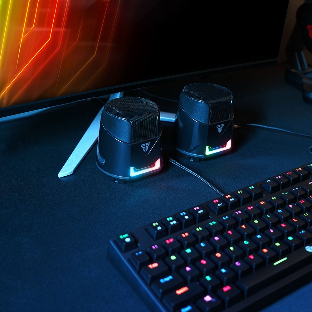 GS205 Gaming Speakers USB And 3.5MM Plug Mini Wired RGB Speakers For PC LAPTOP Speakers Gamer