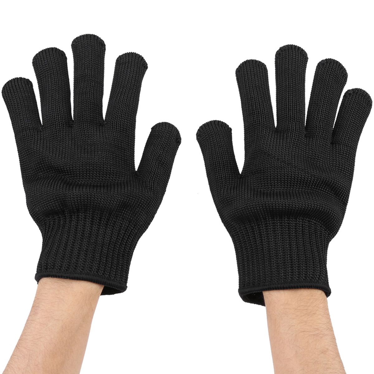 1 Pair Stainless Steel Mesh Cut Resistant Glove Safety Work