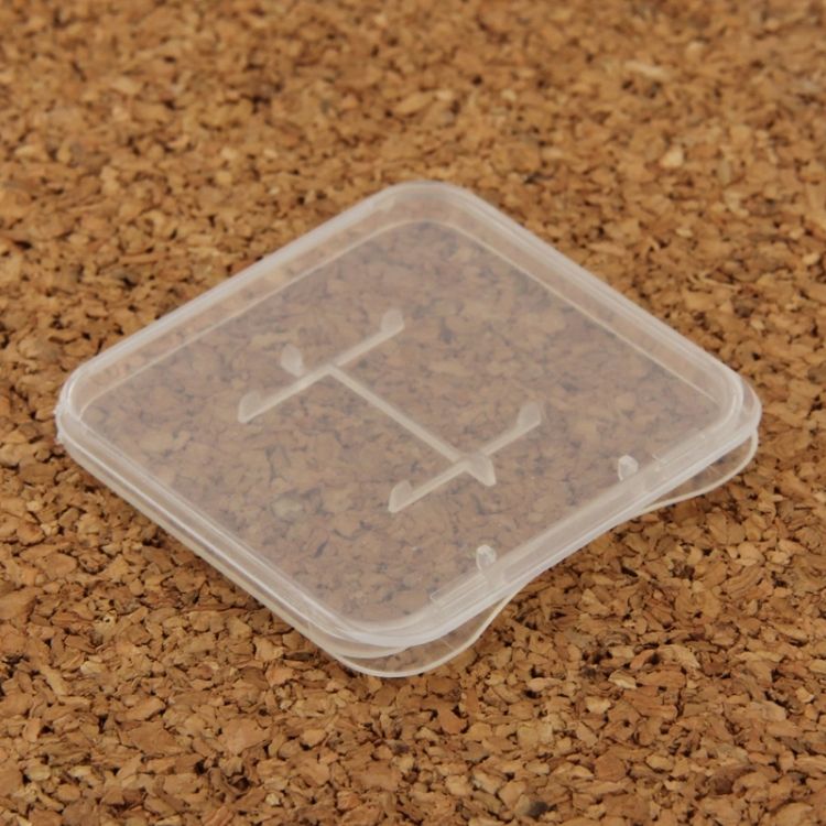 100 PCS Plastic Storage Card Box For Micro SD Card