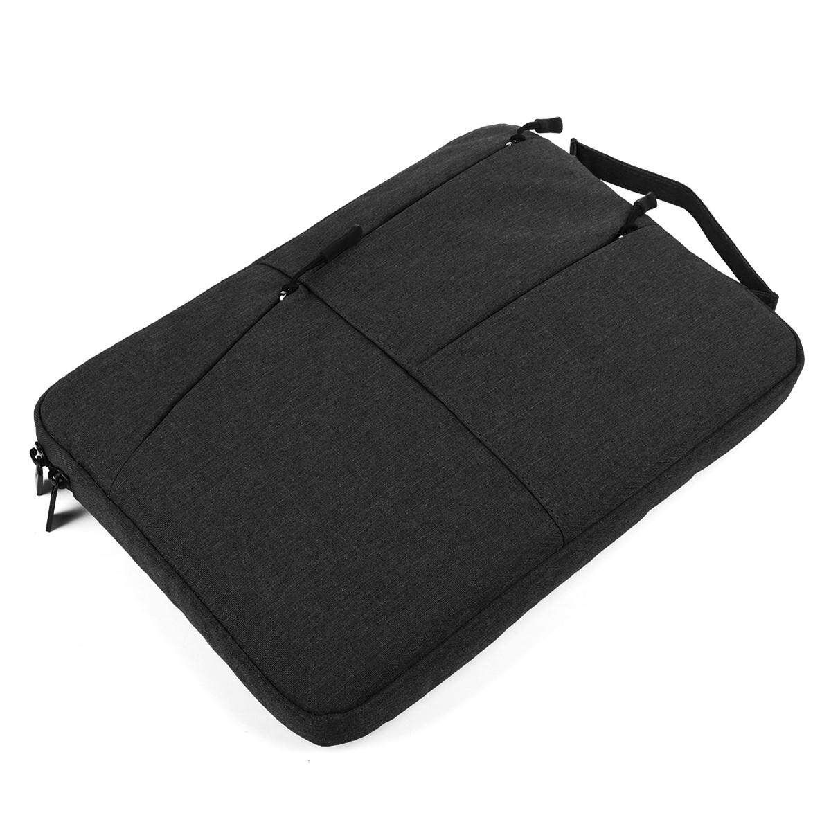 15 Inch Laptop Notebook Sleeve Case Handheld Waterproof Bag Cover For PC MacBook Black Black