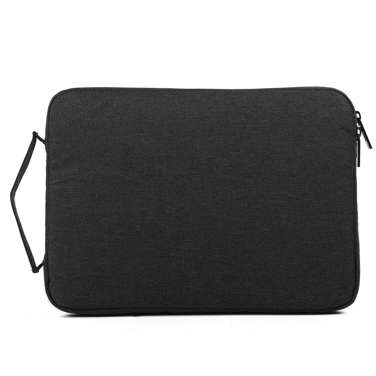 15 Inch Laptop Notebook Sleeve Case Handheld Waterproof Bag Cover For PC MacBook Black Black