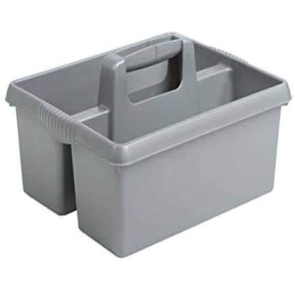 Plastic Handy Cleaning Tool Utility Caddy Storage Tidy - Grey