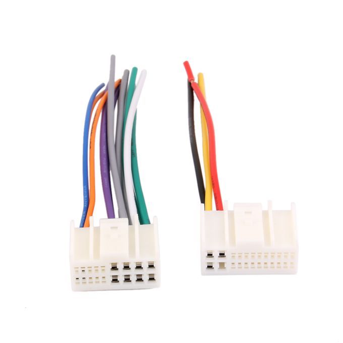 2 Car Radio CD DVD Stereo Wiring Harness Adapter For Hyundai IX35/ KIA