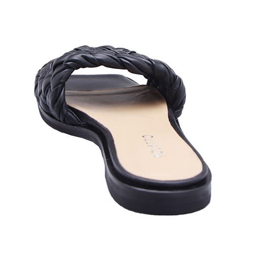Hand Weave Slippers - Black