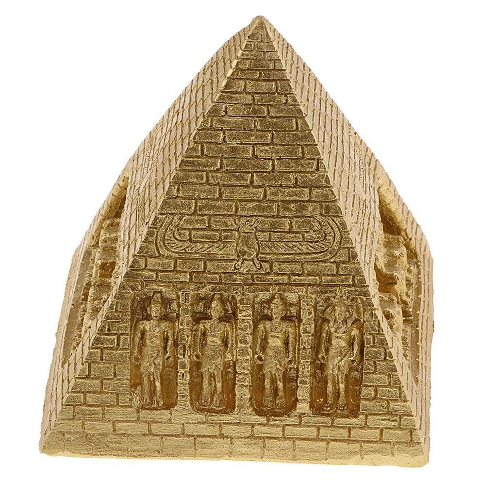Egypt Pyramid Model Resin Pyramids Figurine For Kids Sand Table Decor