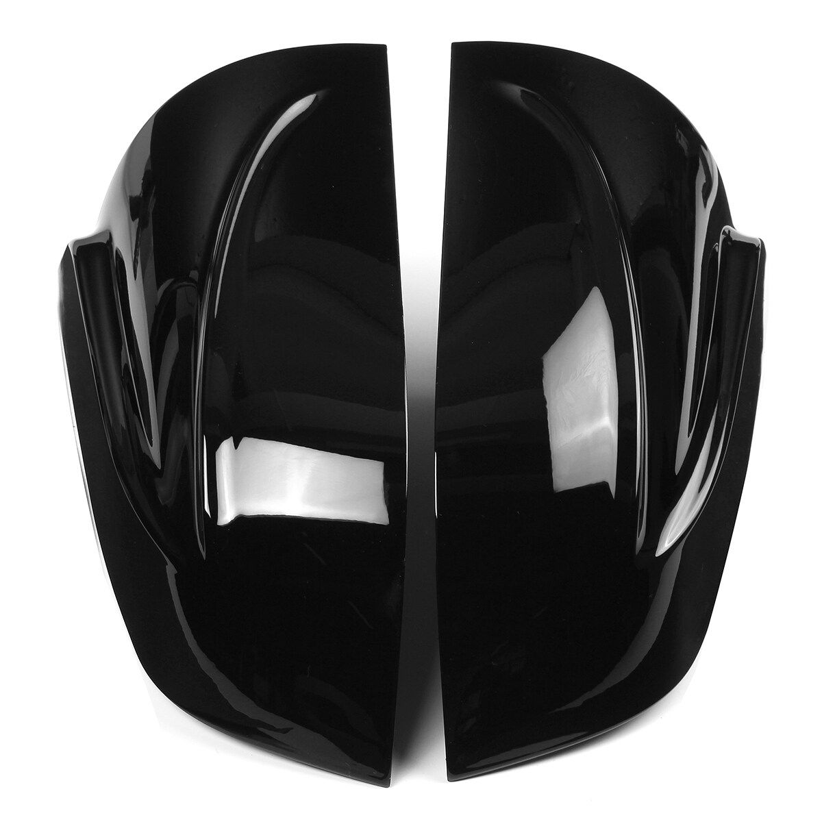 2PCS Gloss Black Side Mirror Cap Cover For Tesla Model 3 2017-2020 Replacement