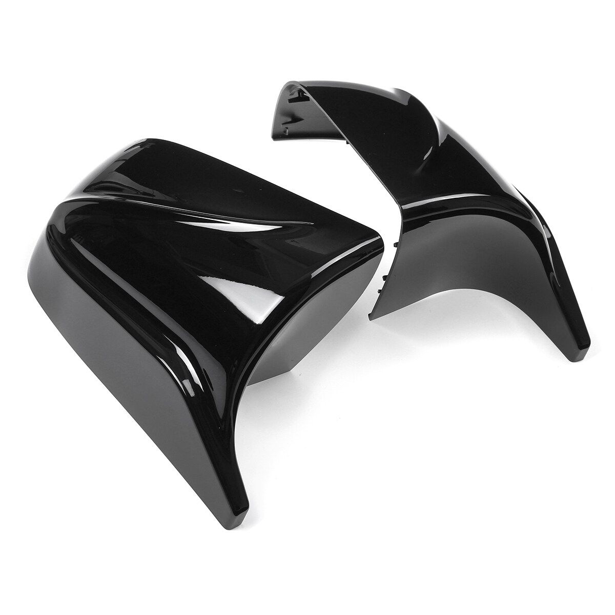 2PCS Gloss Black Side Mirror Cap Cover For Tesla Model 3 2017-2020 Replacement