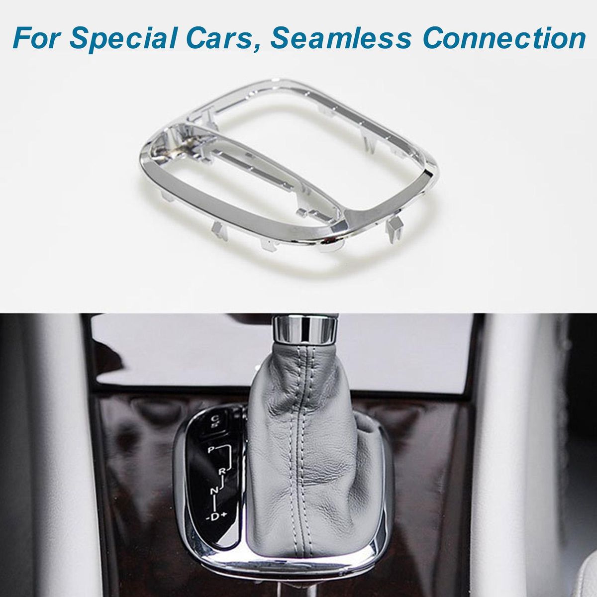 Center Auto Trans Shifter Trim Indicator Cover Console Gear Frame Replacement for Mercedes-Benz C-Class W203, 203 267 1988