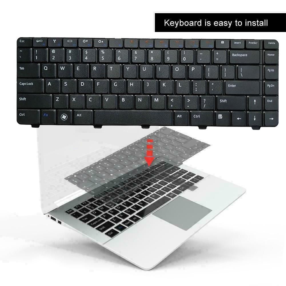Laptop Built-in Keyboard for DELL N4010 N4020 M4010R N4030 N5020 N5030 N3010 Laptop Replacement KeyboardUS
