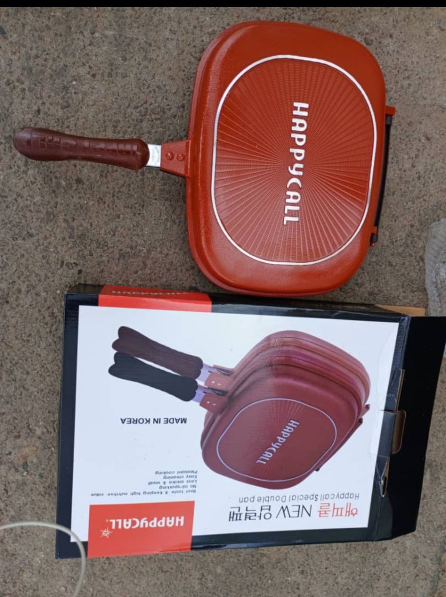 High Quality 32cm Size Pan Double Side Grill Fry Pan
