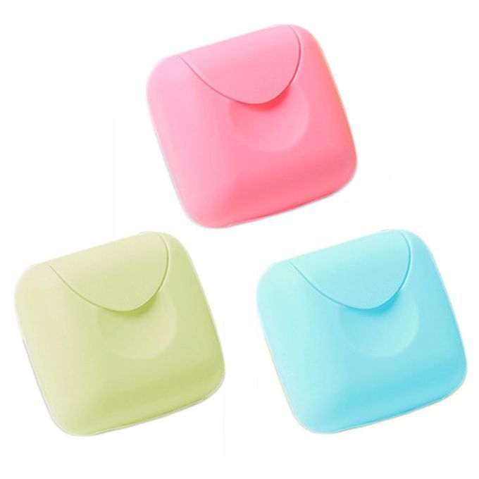 Seal Soap Box Toilet Soap Boxes  Ase Holder With Lid Se Ng Bathroom Su Lies-Blue
