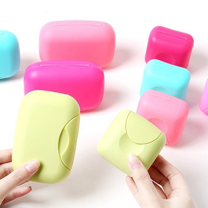 Seal Soap Box Toilet Soap Boxes  Ase Holder With Lid Se Ng Bathroom Su Lies-Blue