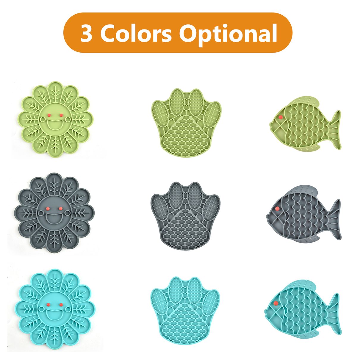 Dog Lick Mat Slow Feeding For Pet Cat Calming Treats &