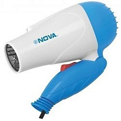 Mini Hand Hair Dryer - Blue