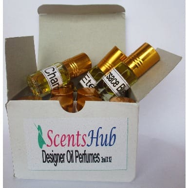 Designer Oil Perfumes Set - 3ml X 12