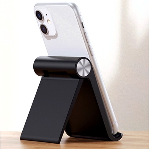 Desktop Phone & Tablet Adjustable Stand- Black