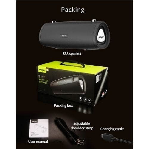 S38 Bass Wireless Speaker
