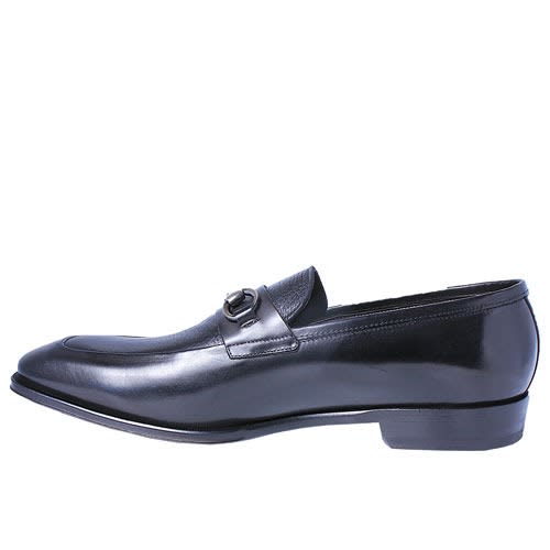 Black Shoe With Deer Skin Top