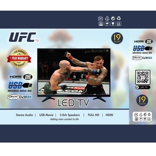 Ufc 19" LED Tv