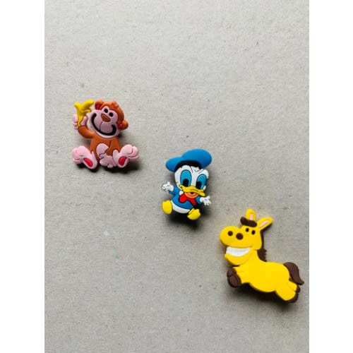 Clogs/ Crocs Jibbitz Charms- Monkey And Mickey - 6Pieces