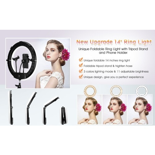 14 Inch Foldable Ring Light
