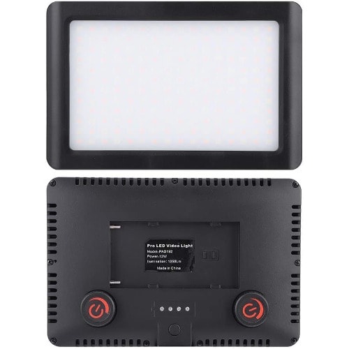 Pad-192 Led Dimmable Continous Light Panel With Camera Mount And Filters Video Lighting,