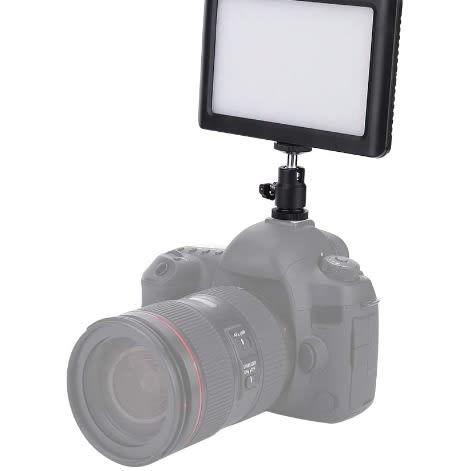 Pad-192 Led Dimmable Continous Light Panel With Camera Mount And Filters Video Lighting,