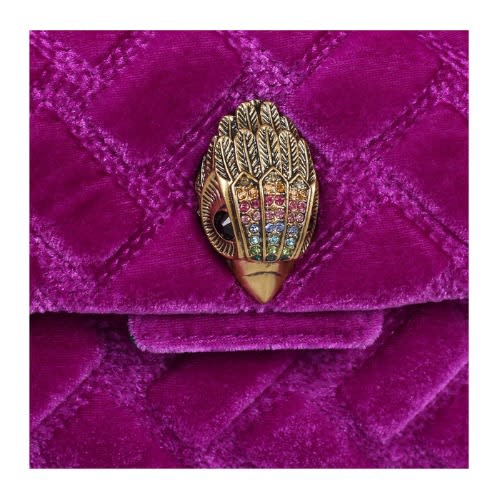 Velvet Kensington Mini Bag – Fuchsia