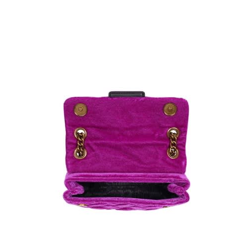 Velvet Kensington Mini Bag – Fuchsia