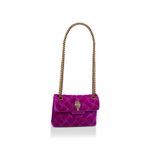 Velvet Kensington Mini Bag – Fuchsia