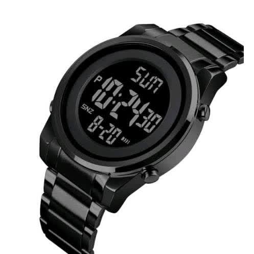 Digital Luminous LED Sport Men’s Wrist Watch - Black
