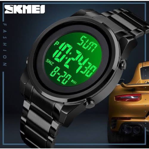 Digital Luminous LED Sport Men’s Wrist Watch - Black