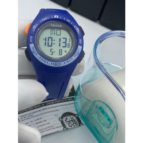 Men Tx Digital Wristwatch- Blue