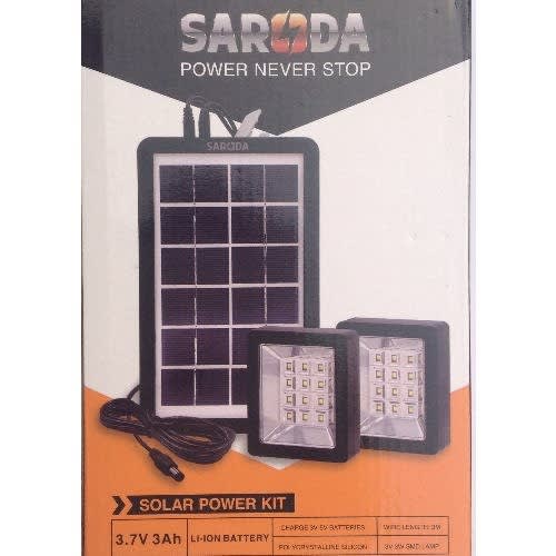 Solar Lighting Kit With In-built Battery