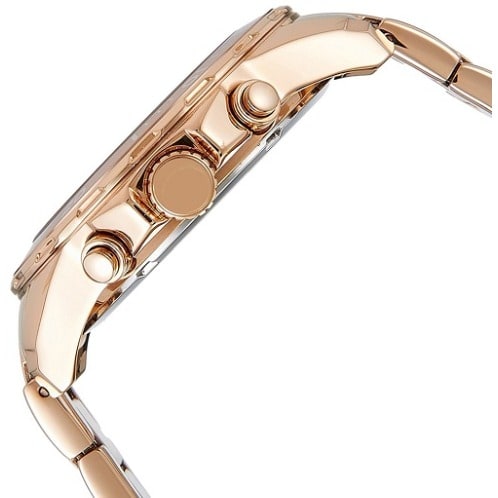 Haylee Rose Gold Ladies Chronograph Watch - ES108262006