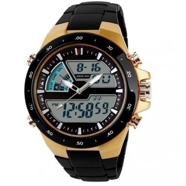 Sports Wrist Watch - Gold