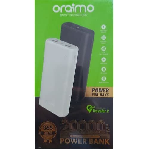 20000mAh Power Bank - Travelers Dual Output/Input
