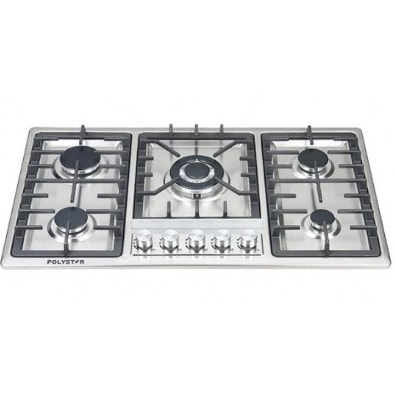 5 Burners In-built Gas Hub - Electric Ignition