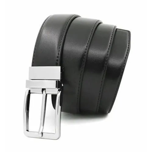 2 In 1 Genuine Unadulterated Leather Belt With Reversible Buckle
