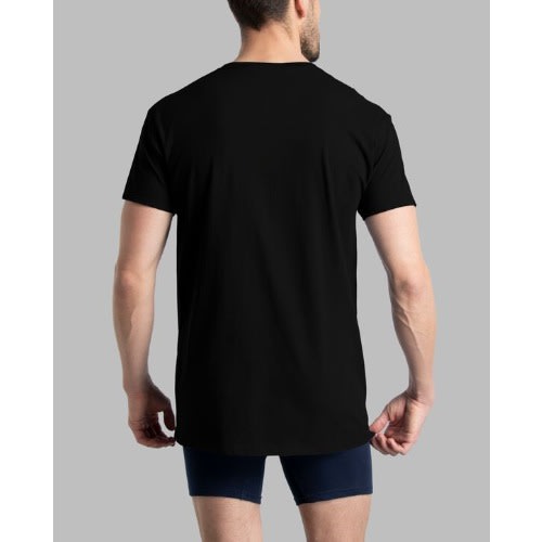 6pack Round Neck T Shirt - Black