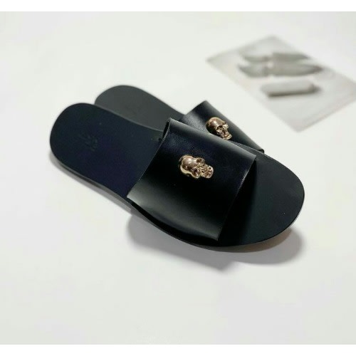 Realwon Male Cover Slippers - Black