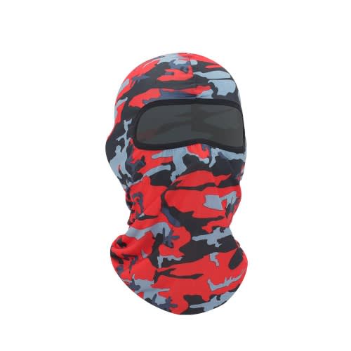Cover Face Mask - Camouflage Red
