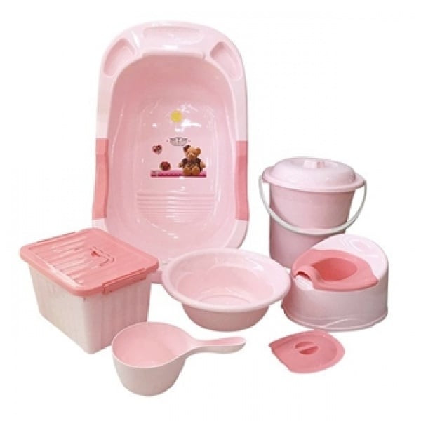 Baby Bath Set - Pink