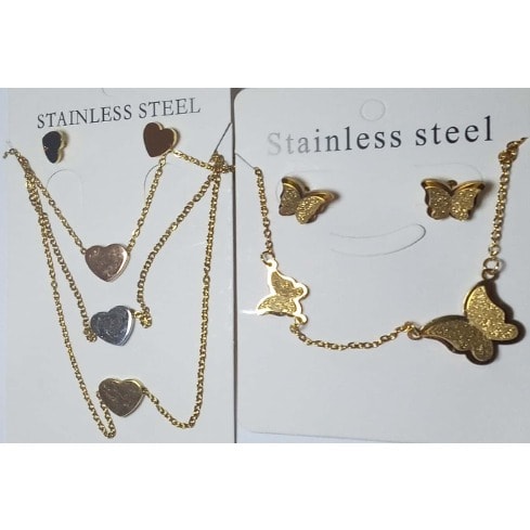 Jewelry Sets - Necklace & Earring - 2 Sets