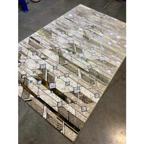 Pattern Center Rug - 5 By 7ft - Multicolor